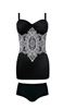 Picture of PLUS SIZE BLACK AND WHITE SWIM SUIT